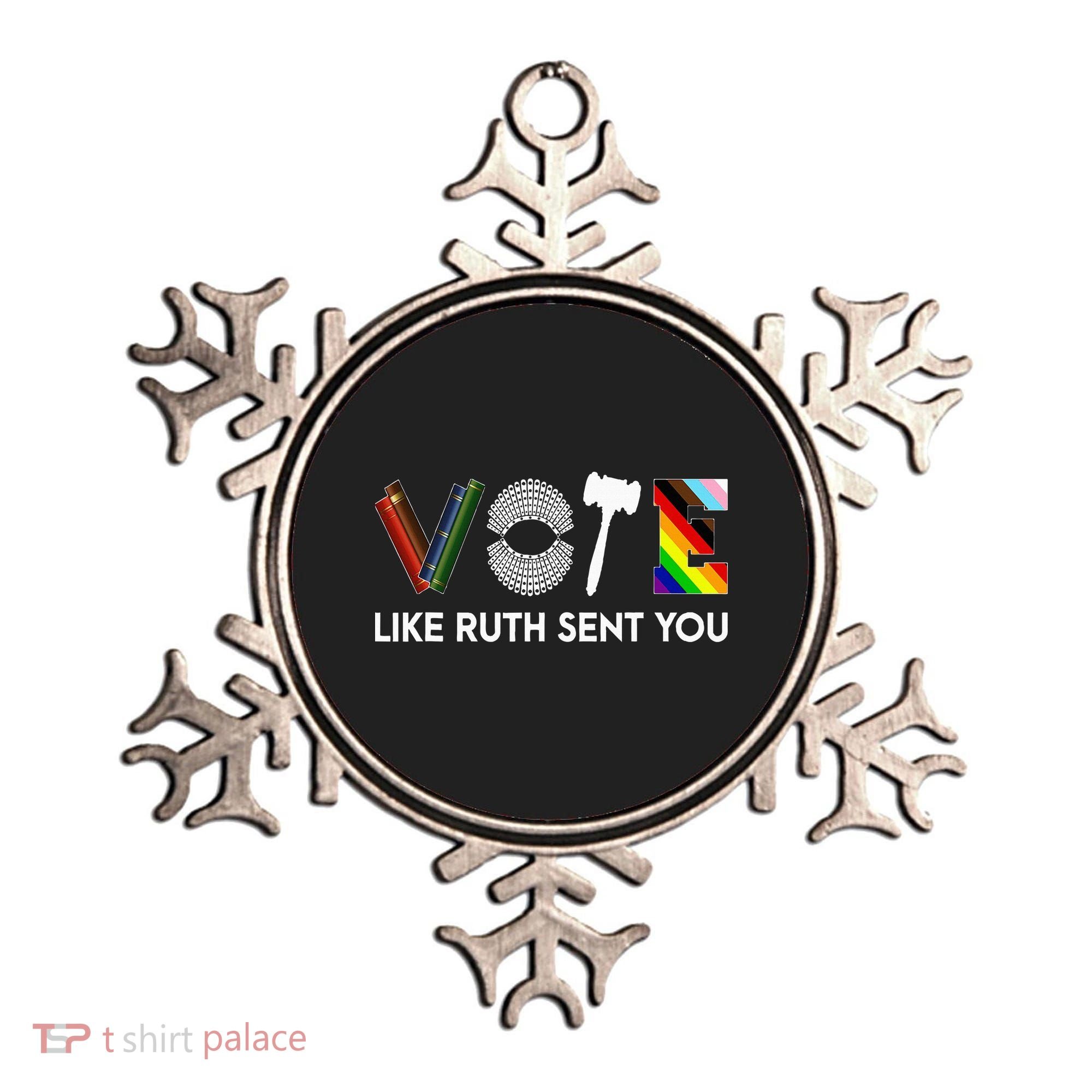 Funny Vote Like Ruth Sent You Gavel Feminists Lgbt Pride Ornament