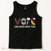 Funny Vote Like Ruth Sent You Gavel Feminists Lgbt Pride Tank Top thumb 2