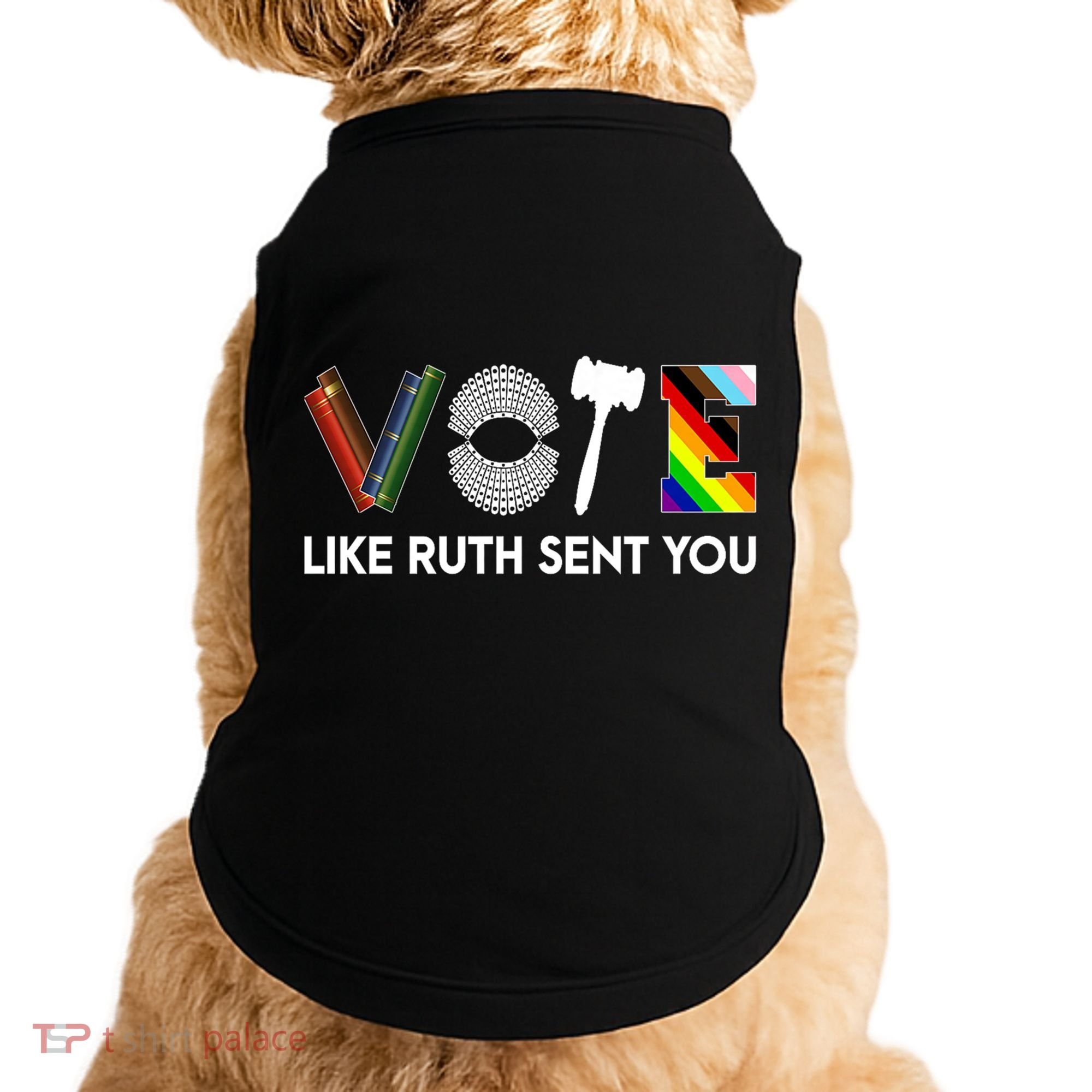 Funny Vote Like Ruth Sent You Gavel Feminists Lgbt Pride Doggie Tank