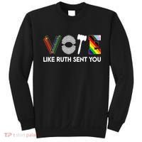 Funny Vote Like Ruth Sent You Gavel Feminists Lgbt Pride Sweatshirt thumb 0