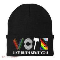 Funny Vote Like Ruth Sent You Gavel Feminists Lgbt Pride Beanie thumb 0