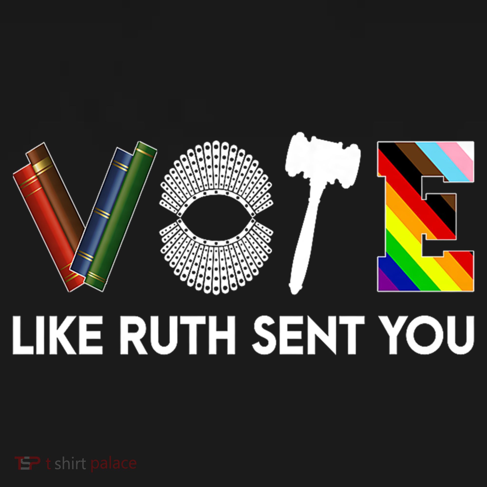 Funny Vote Like Ruth Sent You Gavel Feminists Lgbt Pride Women's Hoodie