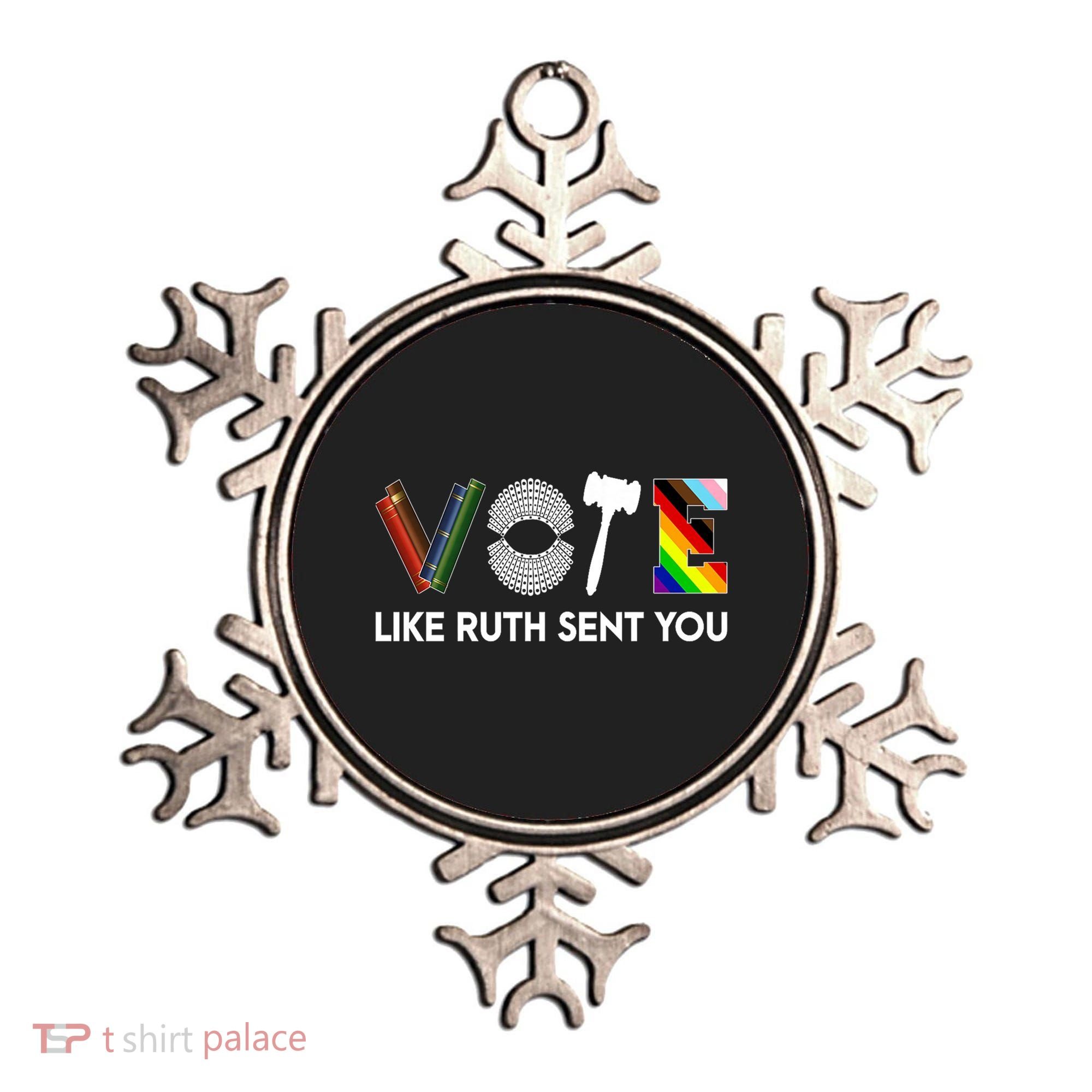 Funny Vote Like Ruth Sent You Gavel Feminists Lgbt Pride Ornament