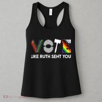 Funny Vote Like Ruth Sent You Gavel Feminists Lgbt Pride Women's Tank Top thumb 3
