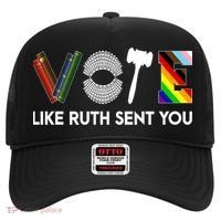 Funny Vote Like Ruth Sent You Gavel Feminists Lgbt Pride Hat thumb 0
