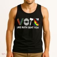 Funny Vote Like Ruth Sent You Gavel Feminists Lgbt Pride Tank Top thumb 3