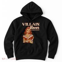Funny Villain Lover Bookish Dark Romance Book Lover Hoodie thumb 0