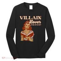 Funny Villain Lover Bookish Dark Romance Book Lover Long Sleeve Shirt thumb 0