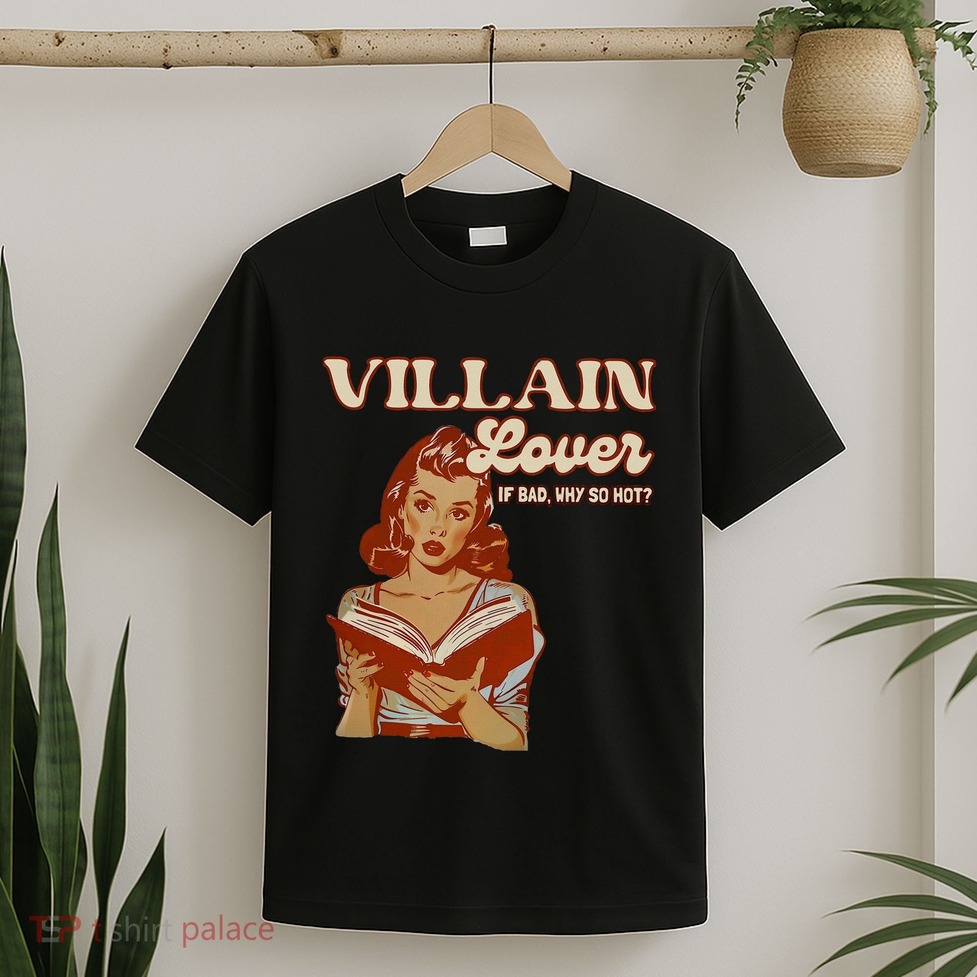Funny Villain Lover Bookish Dark Romance Book Lover T-Shirt