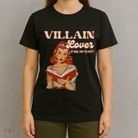 Funny Villain Lover Bookish Dark Romance Book Lover T-Shirt thumb 4