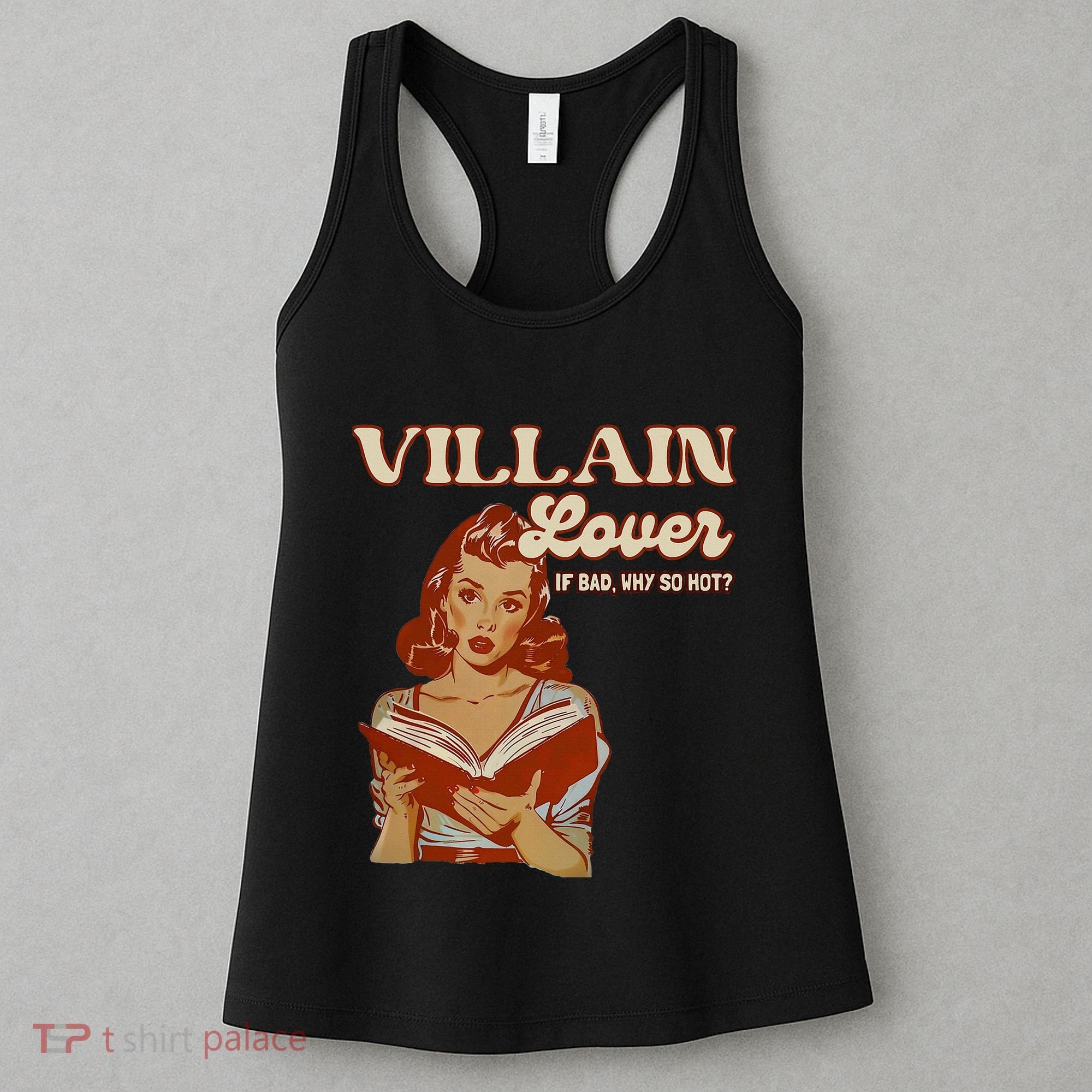 Funny Villain Lover Bookish Dark Romance Book Lover Women's Tank Top