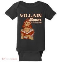 Funny Villain Lover Bookish Dark Romance Book Lover Baby Bodysuit thumb 0