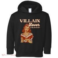Funny Villain Lover Bookish Dark Romance Book Lover Toddler Hoodie thumb 0