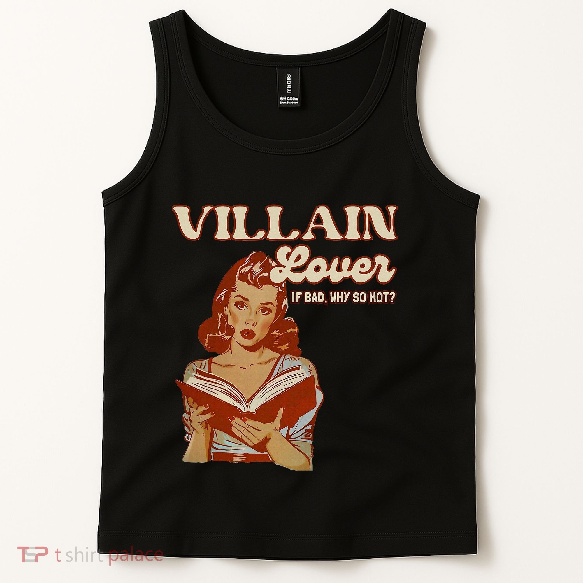 Funny Villain Lover Bookish Dark Romance Book Lover Tank Top
