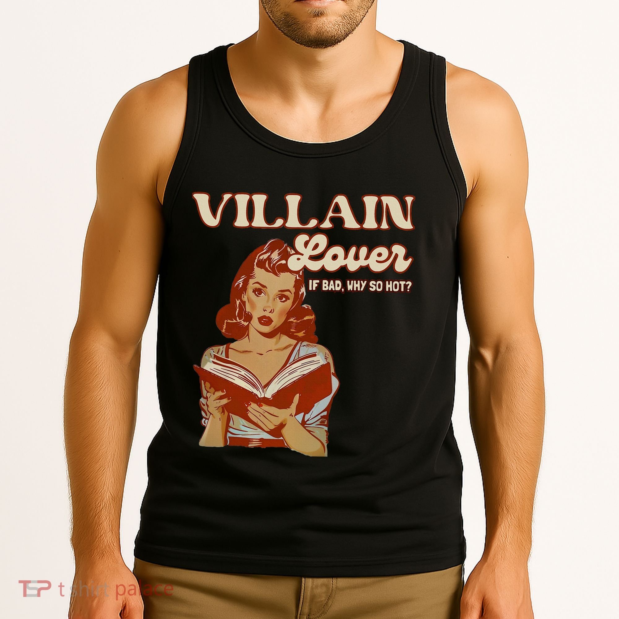 Funny Villain Lover Bookish Dark Romance Book Lover Tank Top