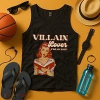 Funny Villain Lover Bookish Dark Romance Book Lover Tank Top thumb 4