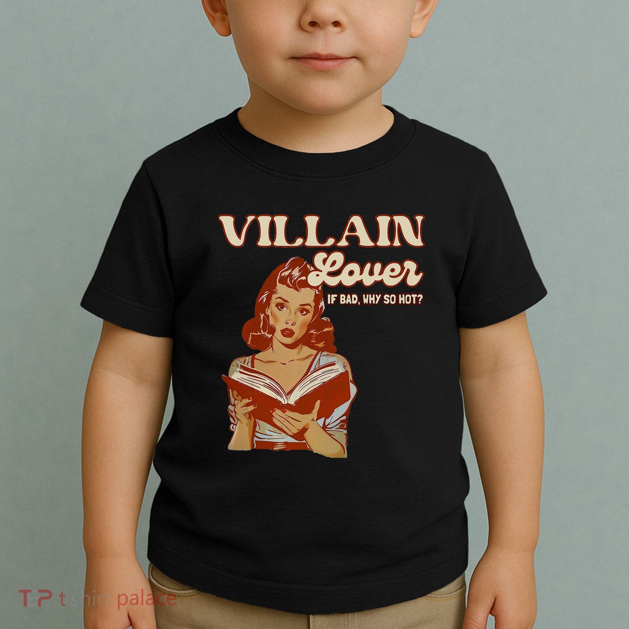 Funny Villain Lover Bookish Dark Romance Book Lover Toddler T-Shirt