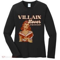 Funny Villain Lover Bookish Dark Romance Book Lover Women's Long Sleeve Shirt thumb 0