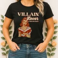 Funny Villain Lover Bookish Dark Romance Book Lover Women's T-Shirt thumb 2
