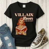 Funny Villain Lover Bookish Dark Romance Book Lover Women's T-Shirt thumb 3