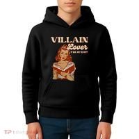 Funny Villain Lover Bookish Dark Romance Book Lover Kids Hoodie thumb 4