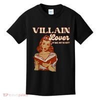 Funny Villain Lover Bookish Dark Romance Book Lover Kids T-Shirt thumb 0