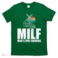 Funny Vintage MILF Man I Love Farming T-Shirt thumb 0