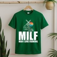 Funny Vintage MILF Man I Love Farming T-Shirt thumb 2