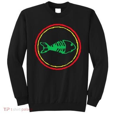 Fishbones Valentine Mardi Gras Patrick Fish Store Sweatshirt