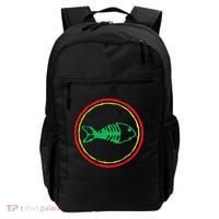 Fishbones Valentine Mardi Gras Patrick Fish Store Backpack thumb 0