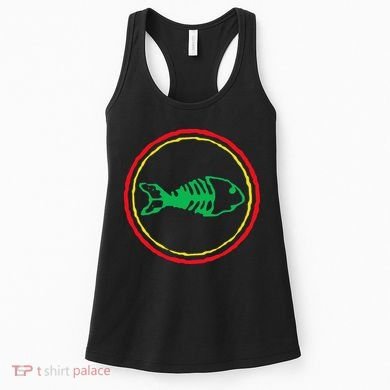 Fishbones Valentine Mardi Gras Patrick Fish Store Women's Tank Top