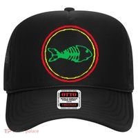 Fishbones Valentine Mardi Gras Patrick Fish Store Hat thumb 0