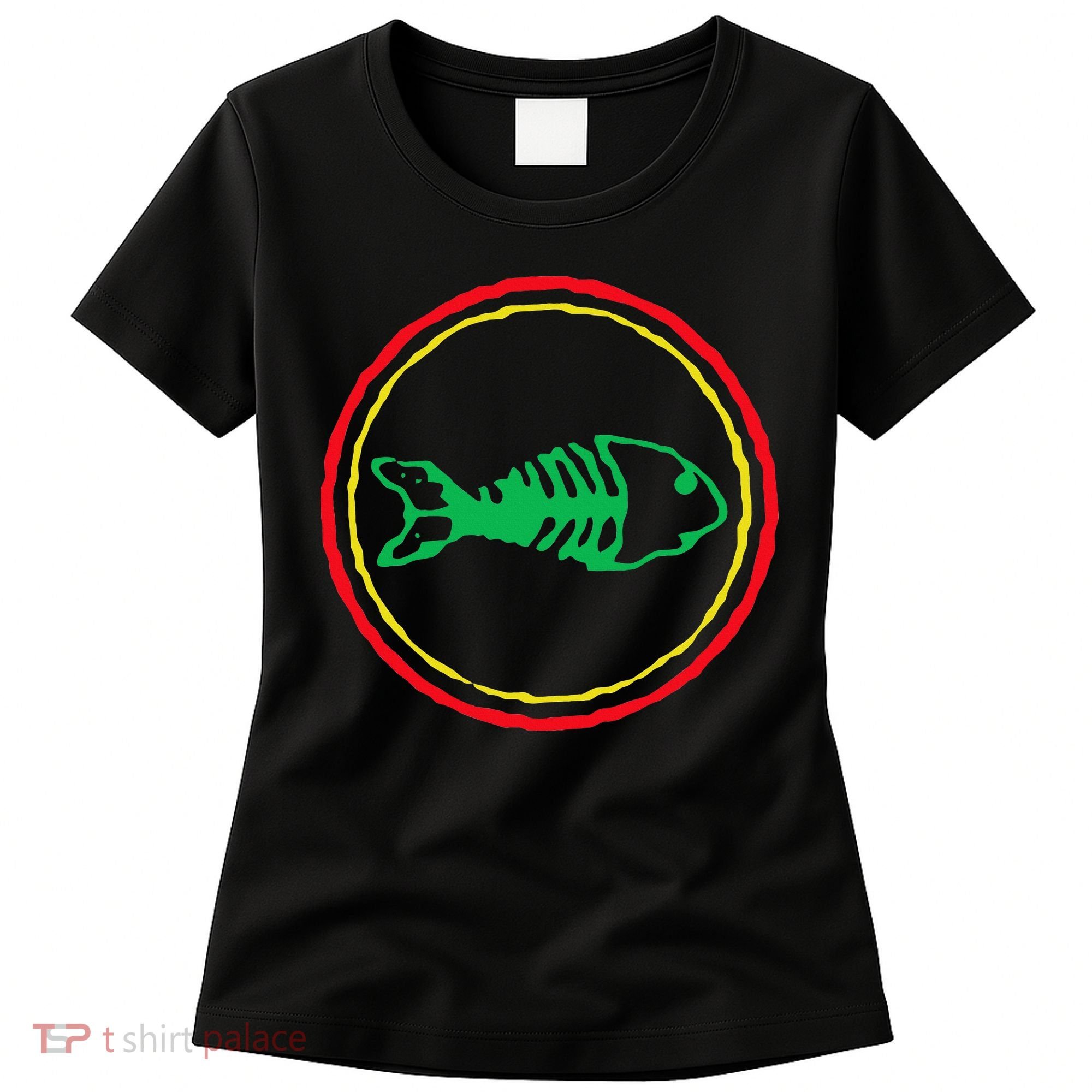 Fishbones Valentine Mardi Gras Patrick Fish Store Women's T-Shirt