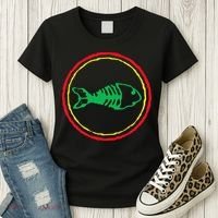 Fishbones Valentine Mardi Gras Patrick Fish Store Women's T-Shirt thumb 3