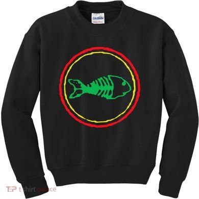 Fishbones Valentine Mardi Gras Patrick Fish Store Kids Sweatshirt