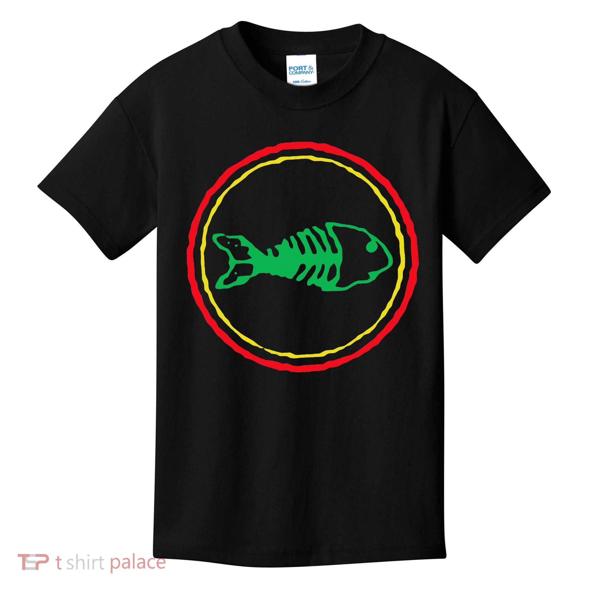 Fishbones Valentine Mardi Gras Patrick Fish Store Kids T-Shirt