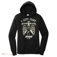 Funny Viral Meme I Got That Dog In Me Skeleton Chihuahua Women's Hoodie thumb 0