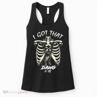 Funny Viral Meme I Got That Dog In Me Skeleton Chihuahua Women's Tank Top thumb 0