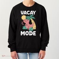 Funny Vacay Mode Cute Dinosaur Family Vacation Gift Women's Sweatshirt thumb 0