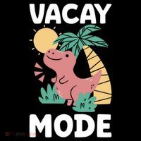 Funny Vacay Mode Cute Dinosaur Family Vacation Gift Coffee Mug thumb 5