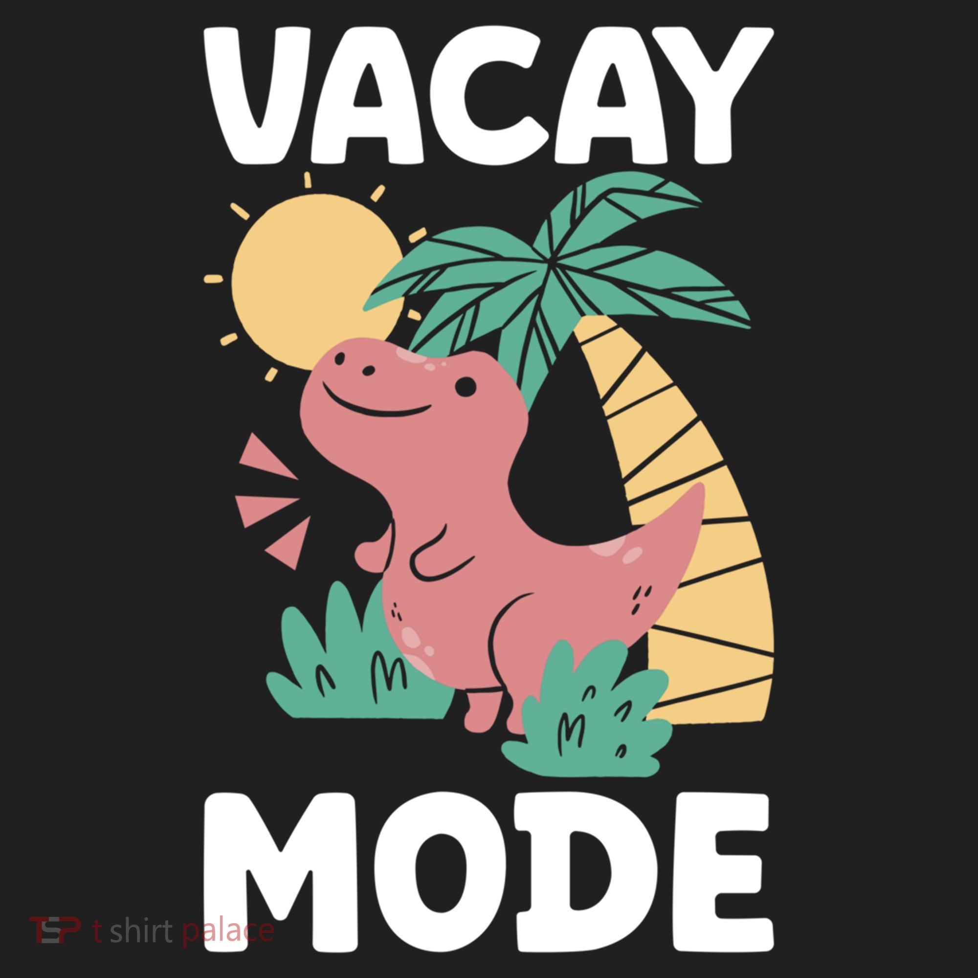 Funny Vacay Mode Cute Dinosaur Family Vacation Gift Beanie