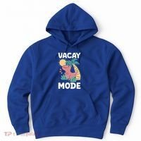 Funny Vacay Mode Cute Dinosaur Family Vacation Gift Hoodie thumb 0