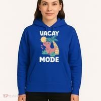 Funny Vacay Mode Cute Dinosaur Family Vacation Gift Hoodie thumb 5
