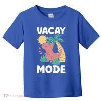 Funny Vacay Mode Cute Dinosaur Family Vacation Gift Toddler T-Shirt thumb 0