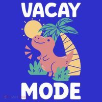 Funny Vacay Mode Cute Dinosaur Family Vacation Gift Women's T-Shirt thumb 6