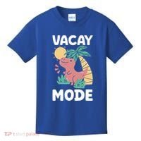 Funny Vacay Mode Cute Dinosaur Family Vacation Gift Kids T-Shirt thumb 0