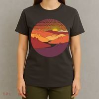 Funny Vintage Meowntains Cat Mountains T-Shirt thumb 4