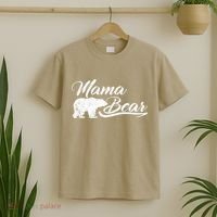 Funny Vintage Mama Bear Retro Mother Logo T-Shirt thumb 2