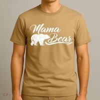 Funny Vintage Mama Bear Retro Mother Logo T-Shirt thumb 3