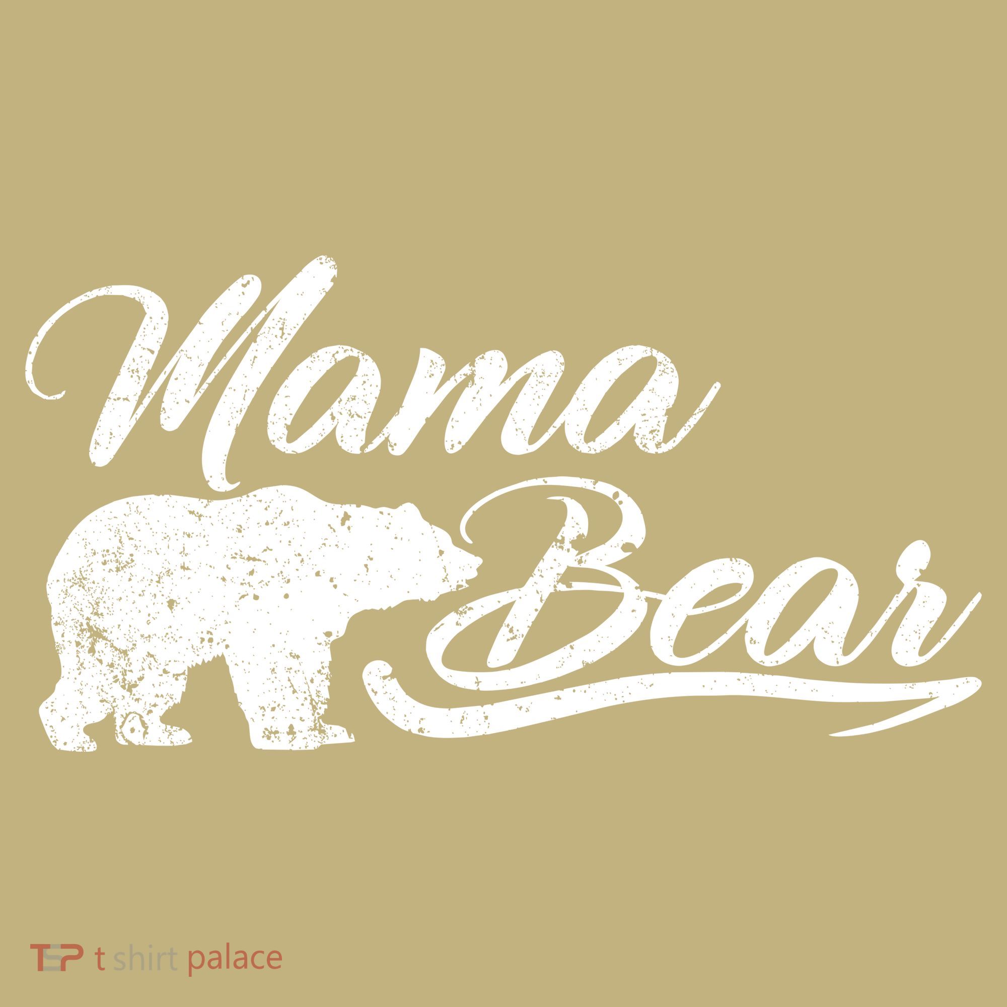 Funny Vintage Mama Bear Retro Mother Logo T-Shirt
